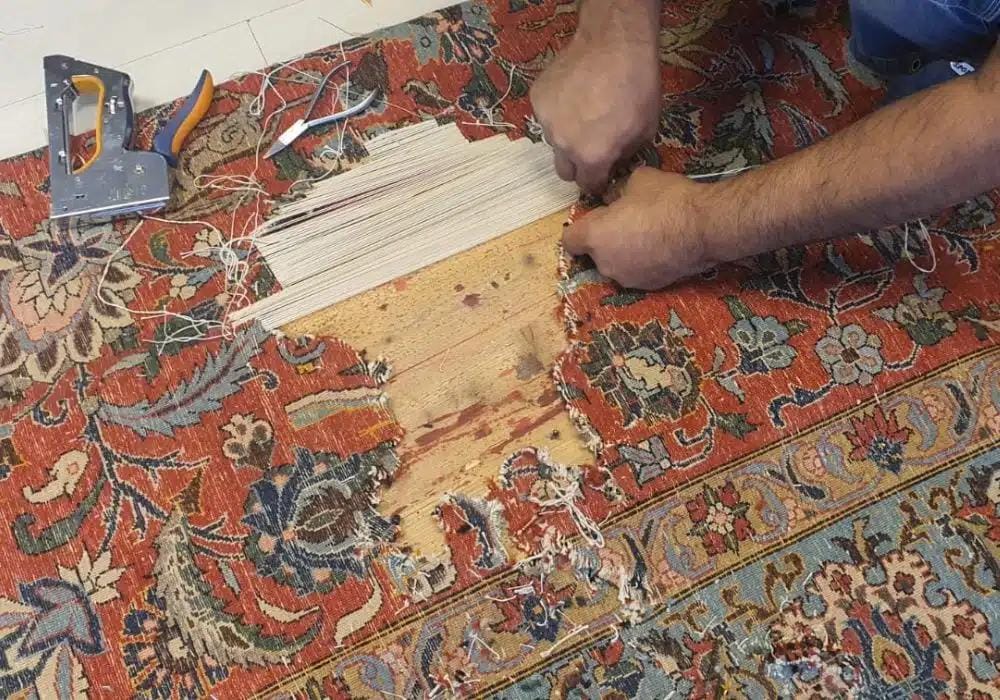 Restauration de tapis defectueux - Antoine tapis, artisan à Maisons-Laffitte